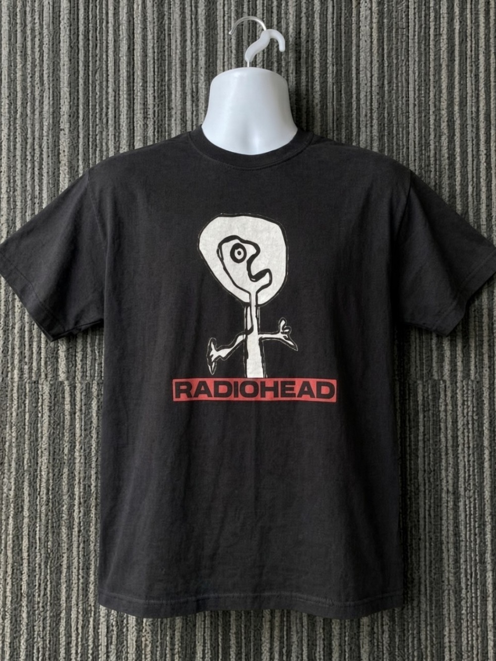 Radiohead Kid A Alien Doodle Graphic Band T-Shirt Gildan 5000 Heavy Cotton Tee